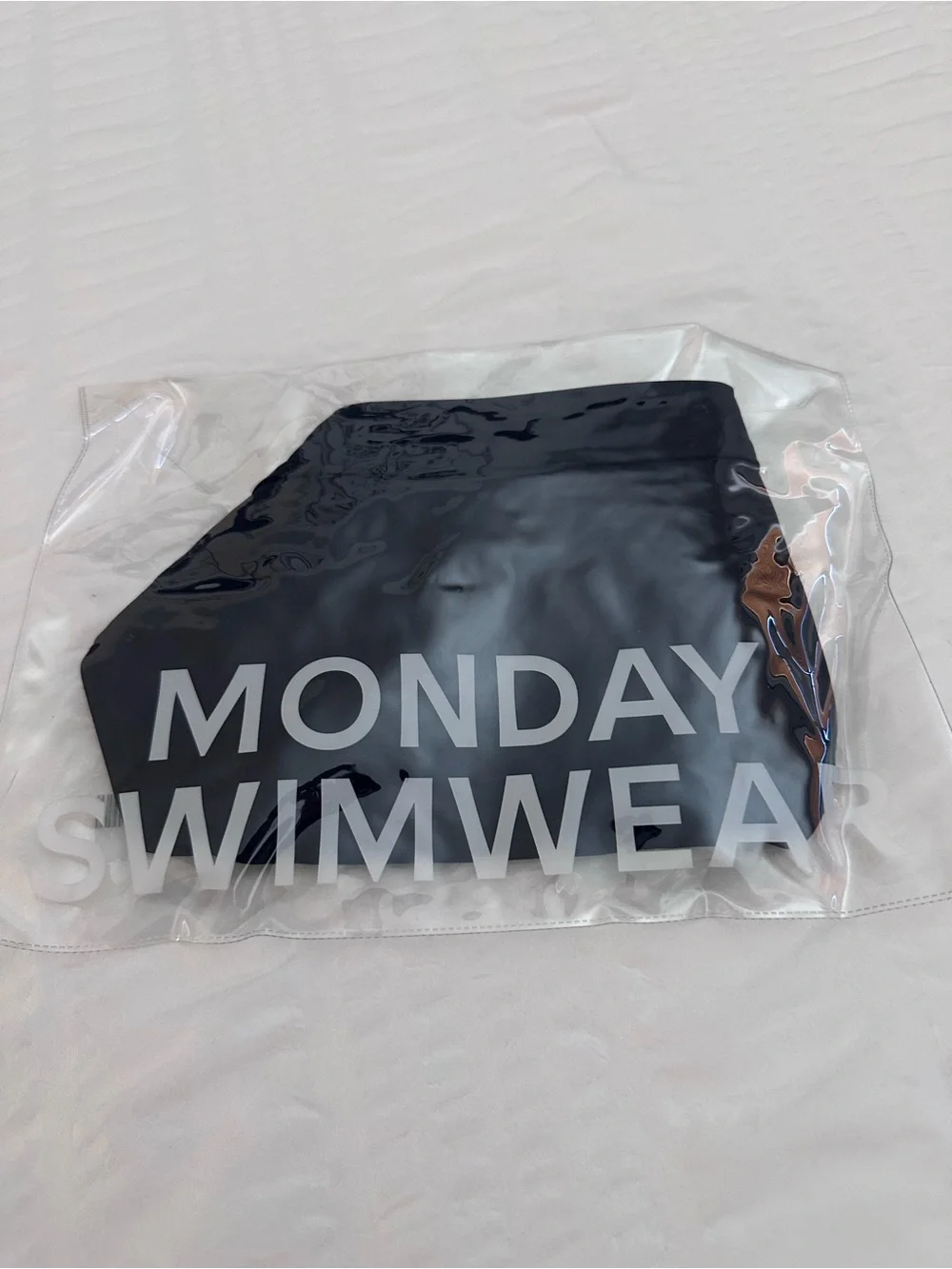 Monday Swimwear Antigua Black High-Cut Bikini Bottom Medium NWT